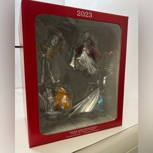 Disney 100 Years of Wonder Pixar and Princesses Ornaments, Set of 4